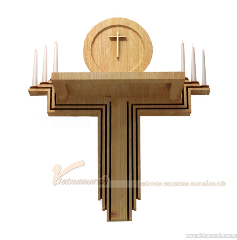 bàn thờ Chúa gỗ hiện đại