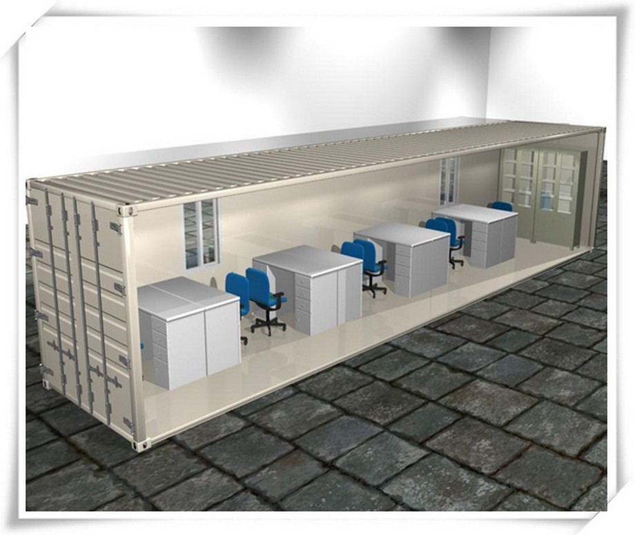 cách thiết kế nội thất văn phòng container