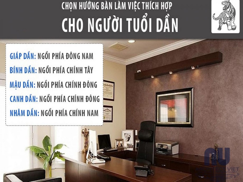 Phong thủy bàn làm việc cho người tuổi Dần