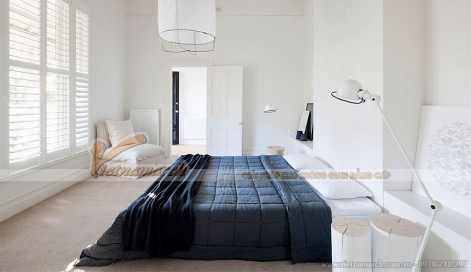 Thiết kế phòng ngủ theo phong cách tối giản Boho