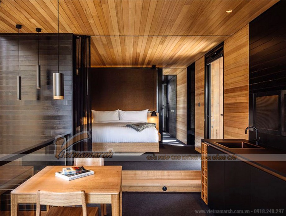 Thiết kế phòng ngủ tối giản với diện tích nhỏ