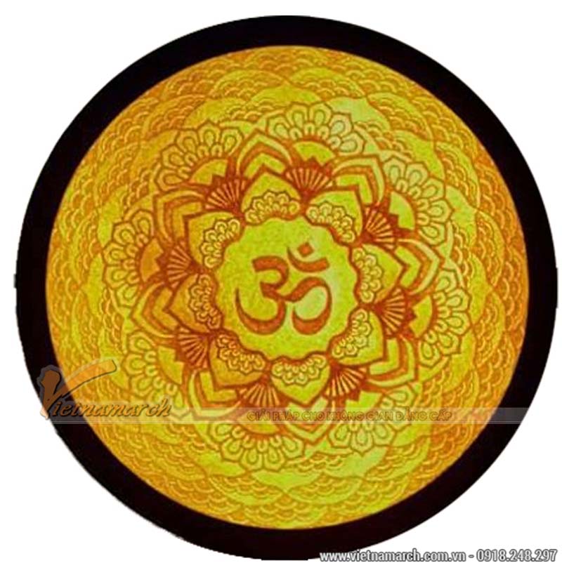 Tranh giấy dừa mandala